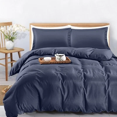 Duvet Cover Set with Pillow Shams Lightweight Quilt Covers Sets Twin Queen King - Image 1 of 4