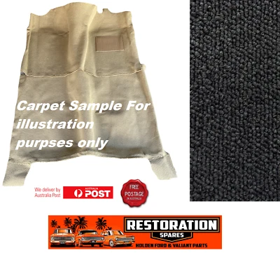 FRONT & REAR MOULDED CHARCOAL LOOP CARPET SUITS COROLLA TOYOTA KE20 KE25 - image 1 of 4