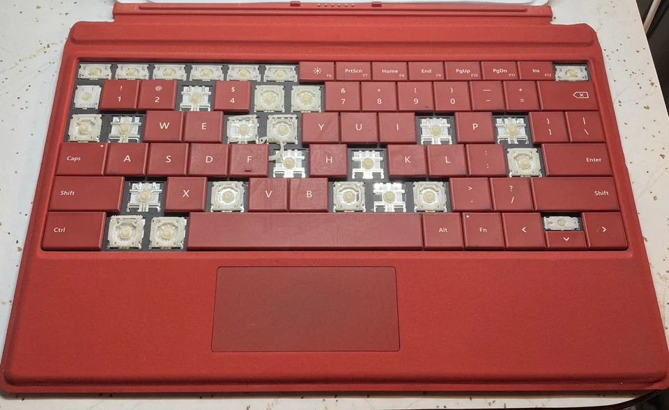 Microsoft Surface 3 Keyboard (Model 1654) Type Cover Replacement Keys - Image 1 of 1