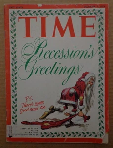 TIME magazine D9 1974 RECESSION Christmas-JACK DAVIS-Wichita Kansas-GERALD FORD - Picture 1 of 1