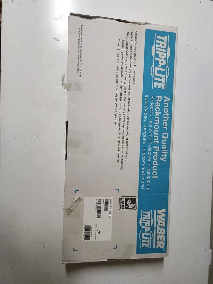 Waber by Tripp-Lite RS-1215-RA Rackmount Network-Grade Power Strip 12 Outlets - Image 1 of 1