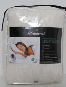 Pottery Barn Beautyrest® Heated Plush Throw 60" X 70" Neutral NWT - Picture 1 of 4
