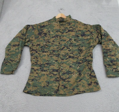 USMC MARPAT Woodland Camo Shirt Mens Medium Short MCCUU Combat Utility U.S. Navy - Image 1 of 4
