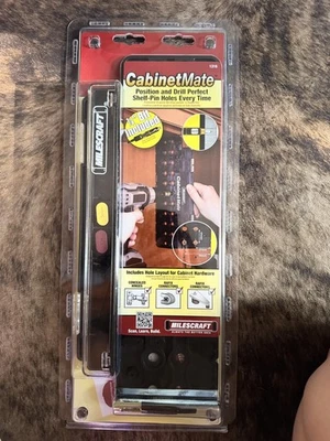 Milescraft 1316 CabinetMate Shelf Pin Drilling Jig Bit Included -NEW, SEALED - Image 1 of 2