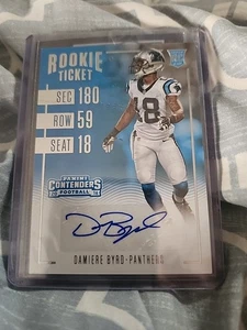 2016 Panini Contenders Rookie Ticket Damiere Byrd #275 Rookie Auto RC - Picture 1 of 2