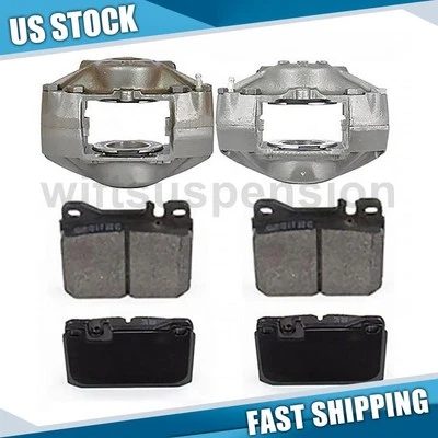 Pinças de freio dianteiro e pastilhas de freio para Mercedes-Benz 450SEL 4.5L 1976-1979 - Imagem 1 de 4