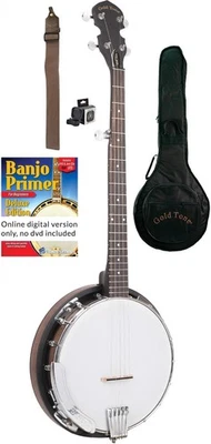 Gold Tone CC-BG Cripple Creek Banjo Bluegrass Starter Pack - Image 1 of 4