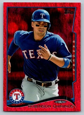 2014 Topps Update Red Foil Robinson Chirinos US-193 - Image 1 of 2