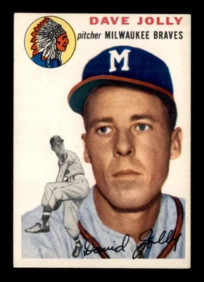 1954 Topps #188 Dave Jolly RC NM/NM+ X3243974 - Image 1 of 2