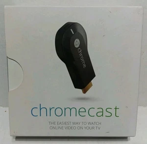Google Chromecast H2G2-4 Streaming Device New Open Box Complete Online Streaming - Picture 1 of 10