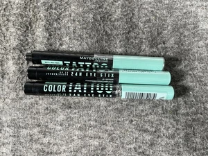 Maybelline Color Tattoo 24H Eye Stix Matte Eyeshadow Crayon Mint Green 3 Stück - Bild 1 von 3