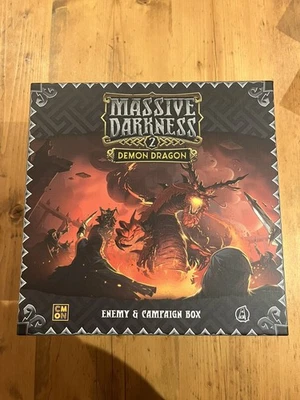 Massive Darkness 2: Demon Dragon (Rare Kickstarter Exclusive Expansion) Unplayed - Image 1 of 4
