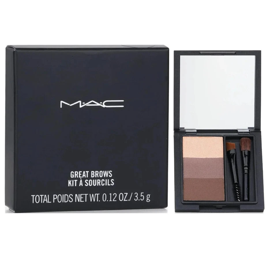 Kit de polvo para cejas todo en uno MAC Great Brows .12 oz/3.4 g RARO DIFÍCIL DE ENCONTRAR NUEVO EN CAJA Foto 1 de 1