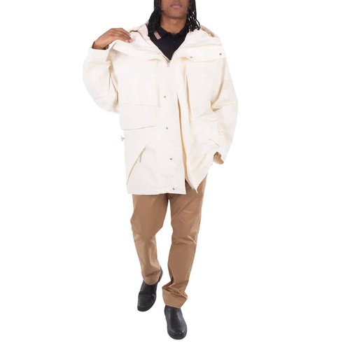 Parka oversize Burberry con coulisse maniche lunghe