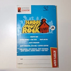 School House Rock Live Junior Broadway Rehearsal Actor Script Booklet Theater - Picture 1 of 6