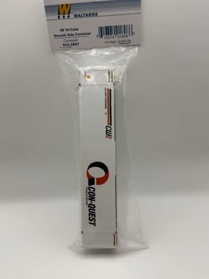 HO Walthers Conquest 48’ Hi-Cube Smooth-Side Container 933-1807 – New Sealed - Image 1 of 2