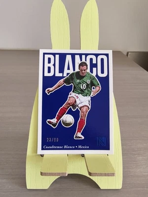 Cuauhtemoc Blanco 2017 Panini Nobility Legend Azul 23/99 México Valladolid - Imagem 1 de 2