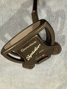 Used RH TaylorMade Spider Tour Black 34” Putter - KBS CT Tour Steel Shaft Black - Picture 1 of 21