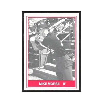 1982 TCMA Ligas Menores Mike Morse Glens Falls Medias Blancas #8 Foto 1 de 3