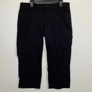 Pantalones elásticos Eddie Bauer para mujer negros cargo de nailon talla 16 - Imagen 1 de 10