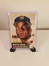1953 Topps #62 Monte Irvin Baseball Card