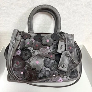 COACH Rogue 25 Tea Rose Handbag Grey - Picture 1 of 14
