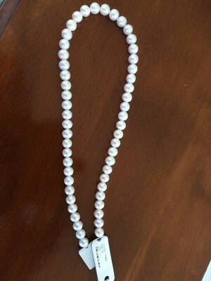 Süßwasserperlen 7-8mm - 1 Strang 53 Stück - nuderosé - Räumungsverkauf - NEU! - Bild 1 von 4