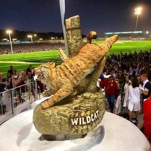 Vintage Rare 1979 Wildcat Ceramic Decanter No.2 Wilbro. Inc.*NO CONTENTS EMPTY* - Picture 1 of 15