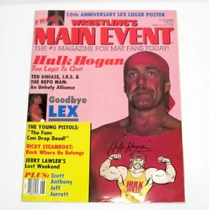 Revista De Colección EVENTO PRINCIPAL DE LUCHA LIBRE Junio 1992 Hulk Hogan Lex Luger DiBiase Rep - Imagen 1 de 10