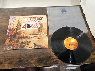 Angel SS-45009 LP 45 RPM Sir Adrian Boult Elgar/Walton Sonic Series NEAR MINT - Image 1 of 4