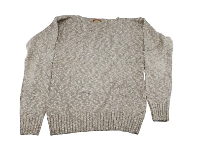 Vintage Banana Republic Knit Sweater Women's Medium Cable Knit 1980s Heathered - Image 1 of 4