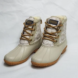 Pendleton Heritage Harding Duck Snow Boots Rain Sz 10 Toupe Aztec Southwestern - Picture 1 of 14