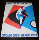1965 Chicago Cubs vs Houston Colts .45s Baseball Scorecard Program Scored