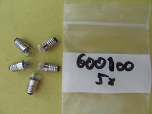 HO - Marklin 600100 Replacement Light Bulb - Set of 5 - NEW - Picture 1 of 2