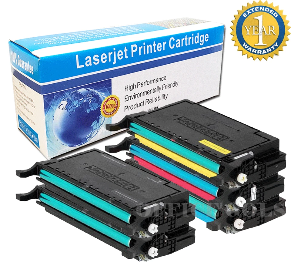 5 PK CLT-K609S Combo Color Toner Cartridge Set For Samsung CLP770 CLP775ND - Изображение 1 из 1
