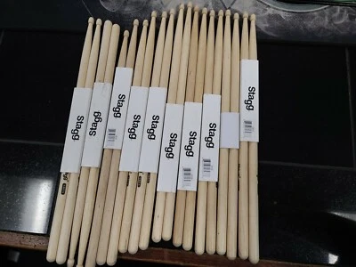 10 pares! Baquetas de arce Stagg 5A envío gratuito  Foto 1 de 2