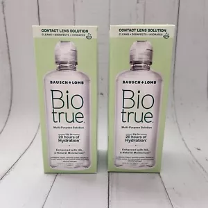 2× Bausch + Lomb Biotrue Multi-Purpose Solution 10 oz Each Bottle Exp 12-2025 - Picture 1 of 3
