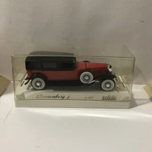 VINTAGE SOLIDO AGE D' OR 1:43  #4156 DUESENBERG J SPIDER IN ORIG CASE - Picture 1 of 8