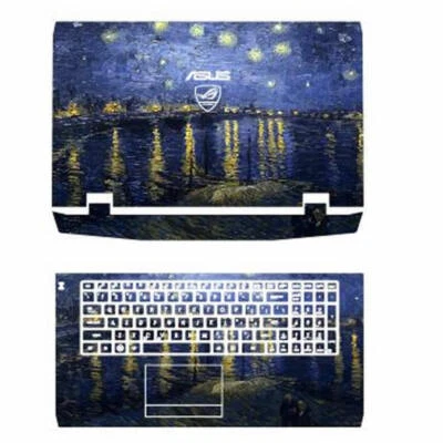 Protector de cuero adhesivo para computadora portátil Dazzle para ASUS G73 G73JH G73JW G73SW Foto 1 de 4