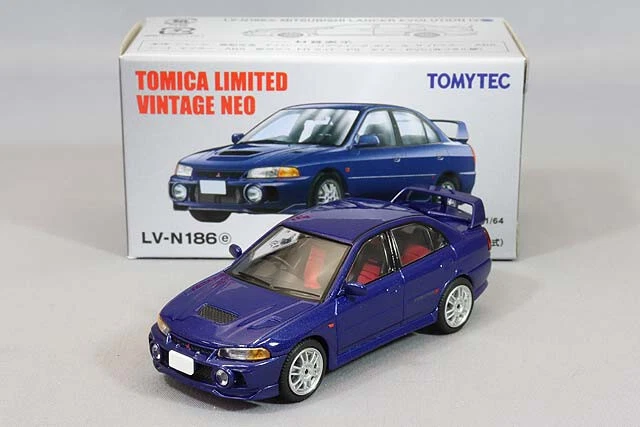 Tomytec Tomy Tomica Limited Vintage NEO LV-N186e MItsubishi Lancer EVOLUTION IV Foto 1 de 1