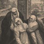 L' évanouissement de Sainte Catherine  (Sodoma) - Gravure de presse 1870