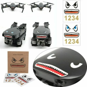 2x Carbon Fiber Decal Skin Sticker for DJI Mavic Pro/AIR/Spark Drone Decoration - Picture 1 of 12