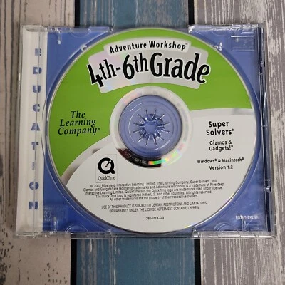 Adventure Workshop 4th-6th Grade Super Solvers! Learning Company (PC) Disc Only - Image 1 of 4