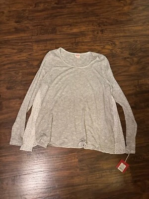 Mossimo женщин серый верхний блузка туника свитер рубашка топы XXL - Изображение 1 из 4