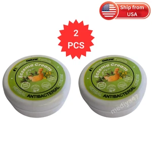 2x Eczema Cream Psoriasis Organic Dermatitis Antifungal Treatment Itch Skin Balm - Picture 1 of 5