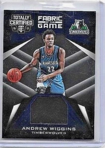 JERSEY ANDREW WIGGINS 2016-17 PANINI TELA TOTALMENTE CERTIFICADA DEL JUEGO USADA - Imagen 1 de 1