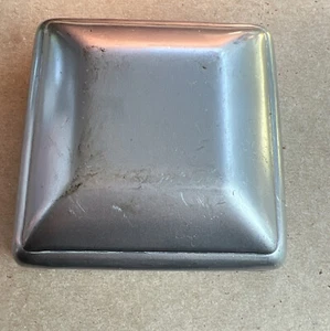3” Square Pressed Steel Metal Dome Cap 3”x 3” For Steel Post 10 Pieces - Picture 1 of 1
