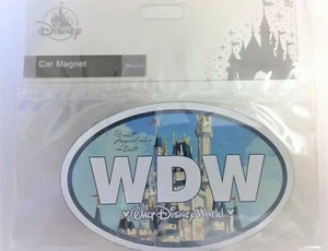 Calcomanía imán de coche Walt Disney World Parks WDW Castillo de Cenicienta COLOR NUEVO SELLADO - Imagen 1 de 2