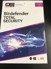 BitDefender Total Security 2021 - 10 Devices 1 Year | Pc/mac Key Card Ship