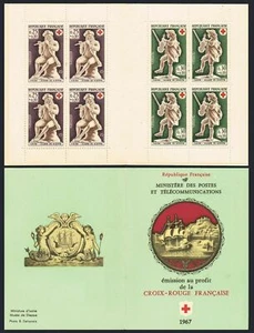 France B409-B410a booklet,MNH.Michel 1607-1608 MH. Ivory flute,Violin players. - Picture 1 of 1